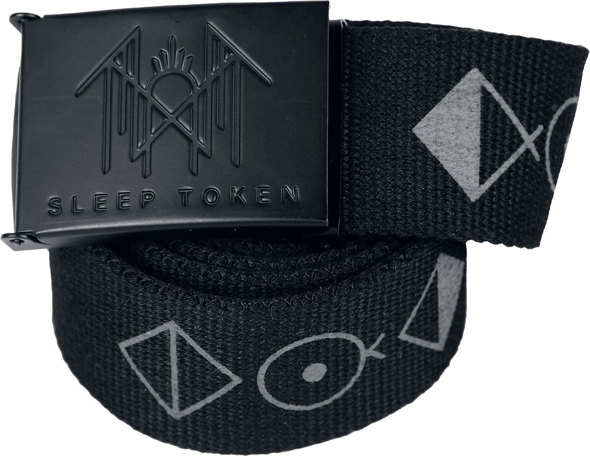 Sleep Token - Webbed Military Belt & Buckle