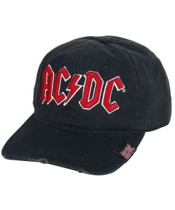 AC/DC Distressed Baseball Cap Hat