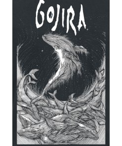 Gojira Woodblock Whales T-Shirt
