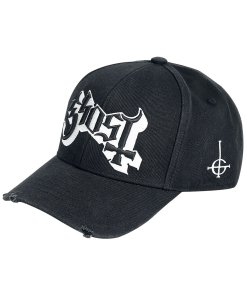 Ghost Band Distressed Baseball Cap