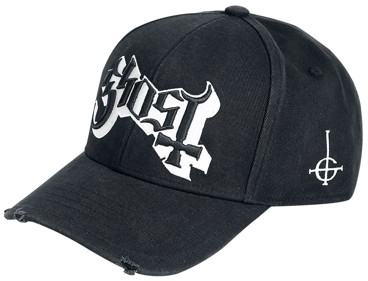 Ghost Band Distressed Baseball Cap