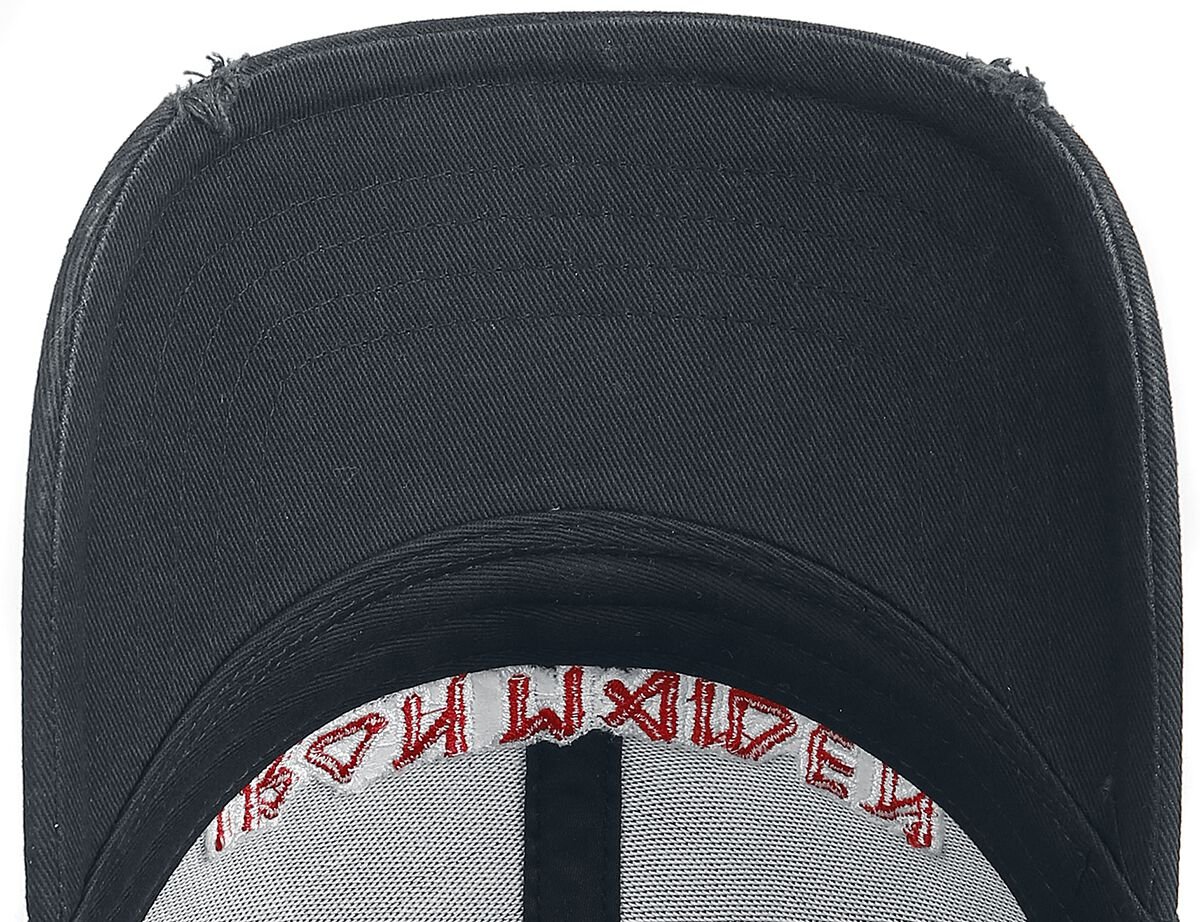 Iron Maiden - Distressed Baseball Cap Snapback Hat - Image 3