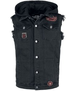 Five Finger Death Punch Denim Battle Vest