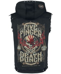 Five Finger Death Punch - Denim Battle Vest 5FDP