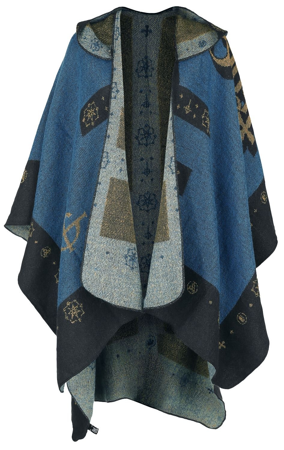 Ghost Band Cardigan Poncho