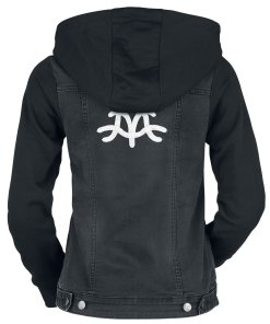 Alternative view of Gojira - Women's Jean Denim Jacket Hoodie Sweater