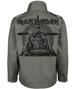 Alternative view of Iron Maiden - Ace's High Transition Cotton Olive Military Jacket