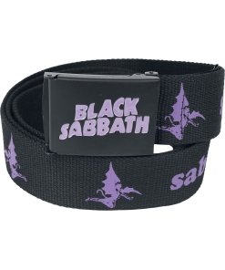 Black Sabbath Webbed Military Belt
