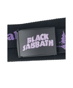 Alternative view of Black Sabbath - Webbed Military Belt & Buckle