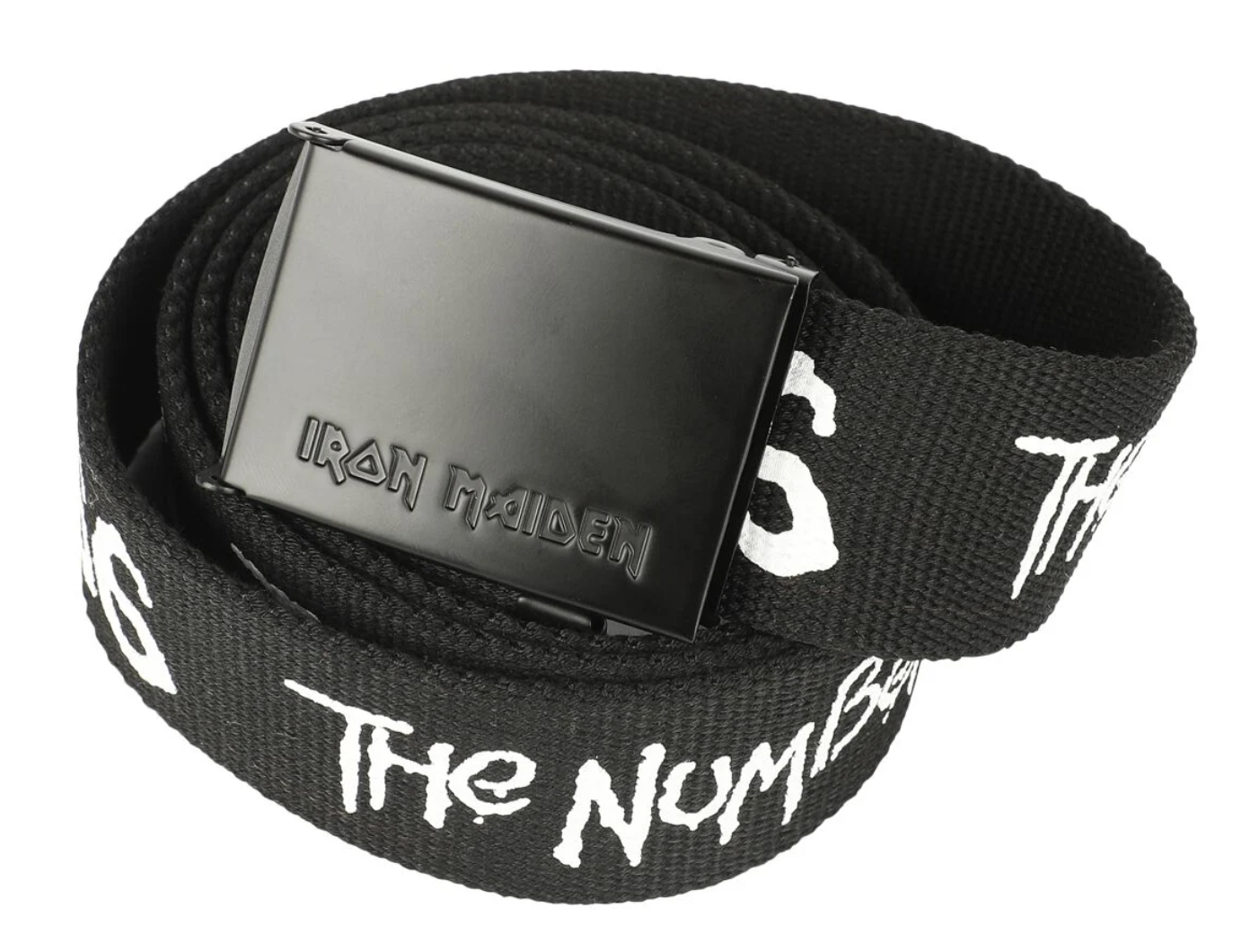 Iron Maiden Military Webbed Belt and Buckle