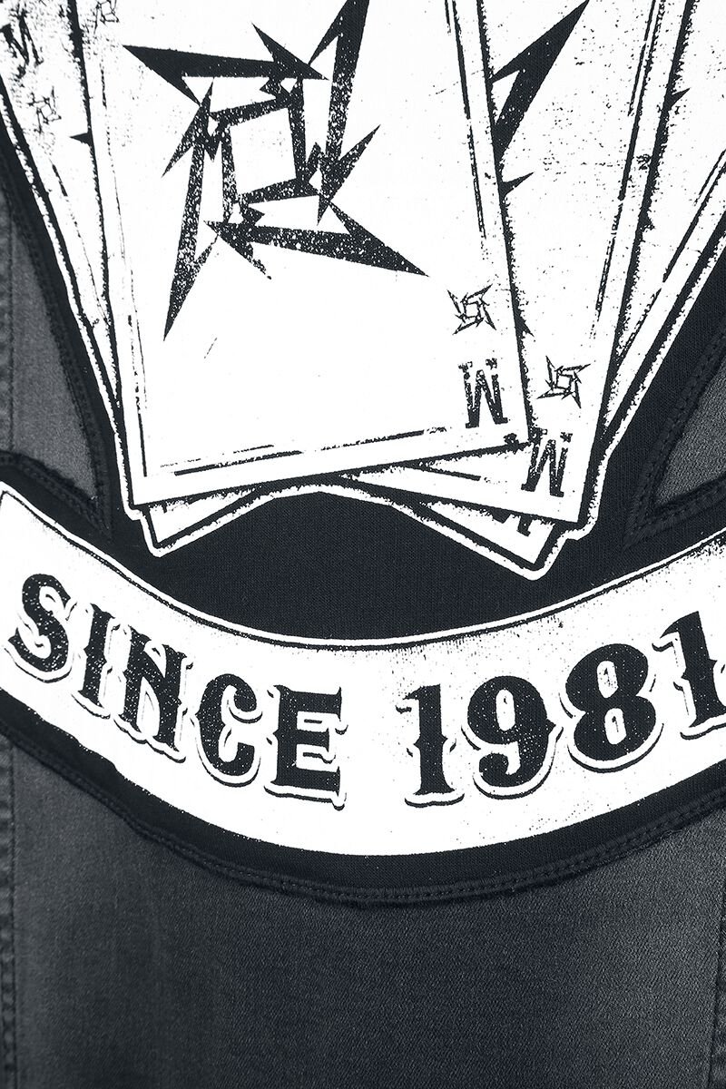 Metallica - Denim Vest Jacket w/Hoodie - Image 5