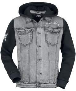 Alternative view of Metallica - Ride the Lightning Denim Jacket Vest Hoodie