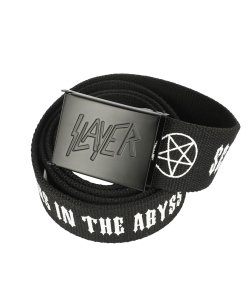 Slayer - Webbed Military Belt & Buckle
