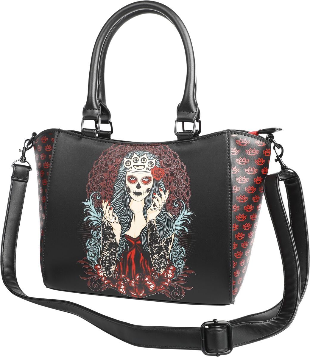 Five Finger Death Punch F5DP - Women's Vegan Leather Purse Handbag Bag Clutch - Image 2