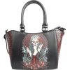 Five Finger Death Punch F5DP - Women's Vegan Leather Purse Handbag Bag Clutch