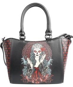 Five Finger Death Punch F5DP - Women's Vegan Leather Purse Handbag Bag Clutch