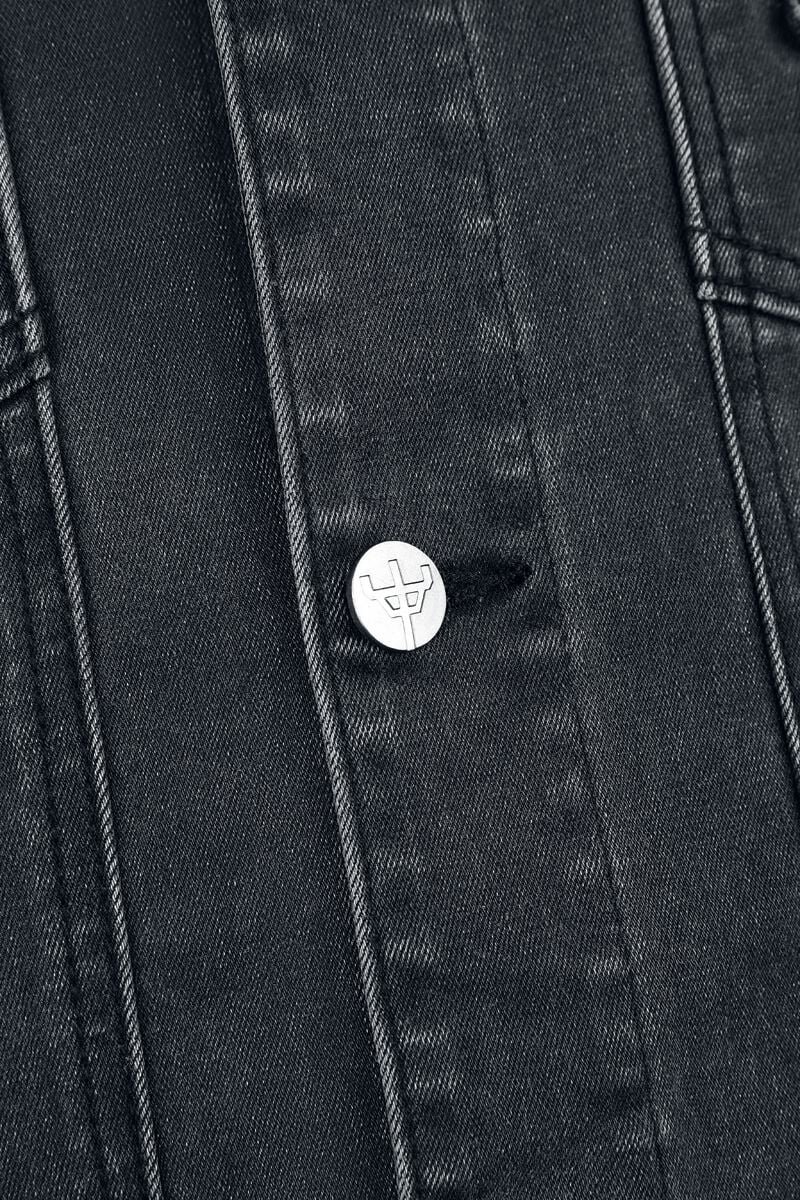 Judas Priest - Denim Battle Vest Sleeveless Jacket - Image 4