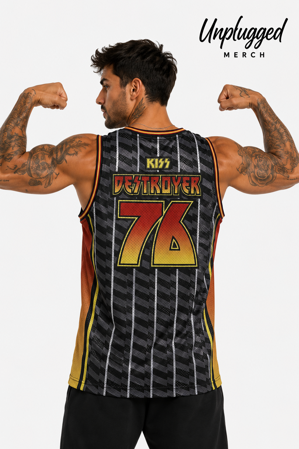 Kiss - Destroyer Basketball Jersey Shirt - Image 5