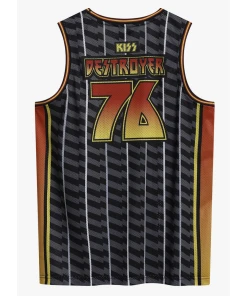 Alternative view of Kiss - Destroyer Basketball Jersey Shirt