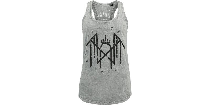 Sleep Token - Women's Circle Logo Tank Top Racerback T-Shirt New Rare Official