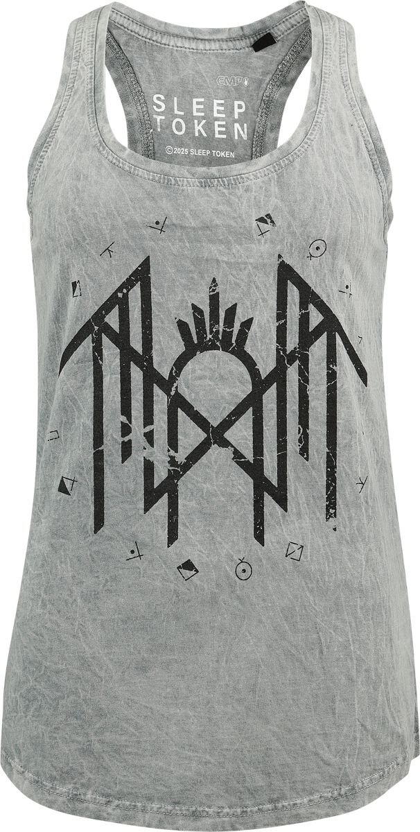 Sleep Token - Women's Circle Logo Tank Top Racerback T-Shirt New Rare Official