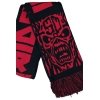 Iron Maiden - Red & Black Soccer Scarf – Official Licensed Band Merch - Image 3