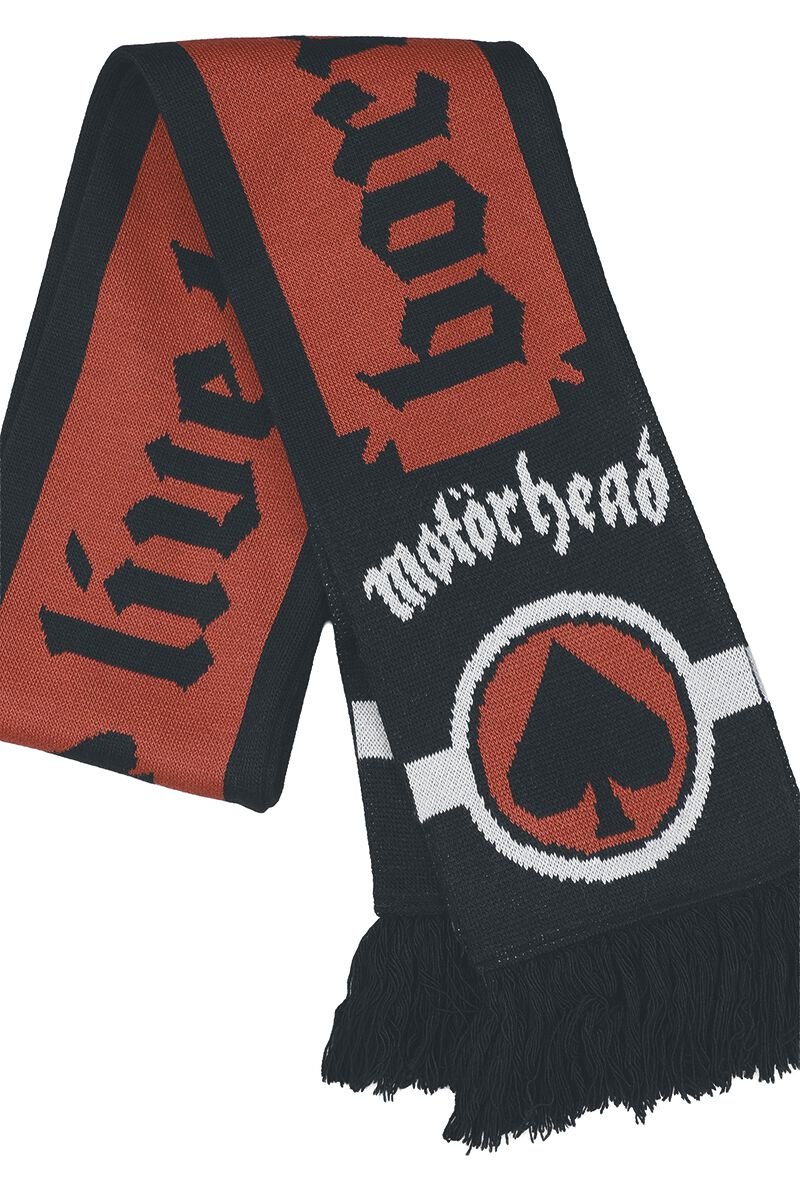 Motörhead - Black & Red Soccer Scarf – Official Licensed Band Merch - Image 3
