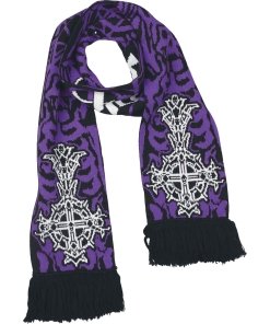 Alternative view of Ghost - Purple & Black Soccer Scarf – Official Licensed Band Merch