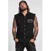 Metallica -Nothing Else Matters Battle Vest Work Shirt – Black - Image 4