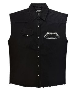 Alternative view of Metallica -Nothing Else Matters Battle Vest Work Shirt – Black